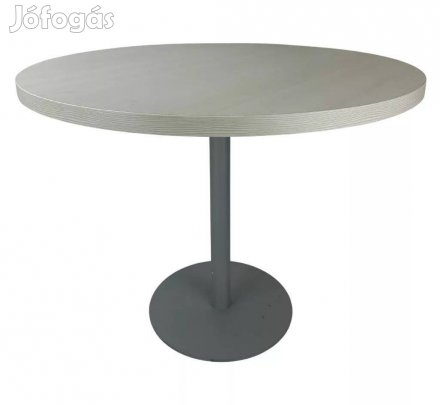 Juhar színű tárgyalóasztal, körasztal, kerekasztal - használt bútor