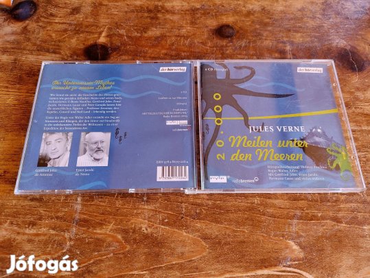 Jules Verne hangoskönyvek német nyelven részletek a leírásban
