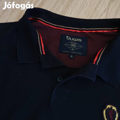 Jules minőségi sportos pamut vékony férfi pulóver XL