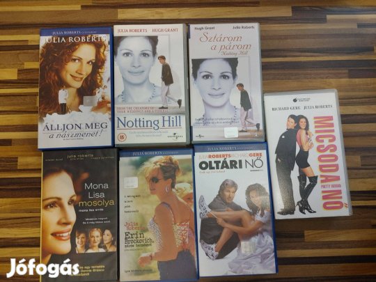 Julia Roberts VHs filmek 1800 Ft/ db tól