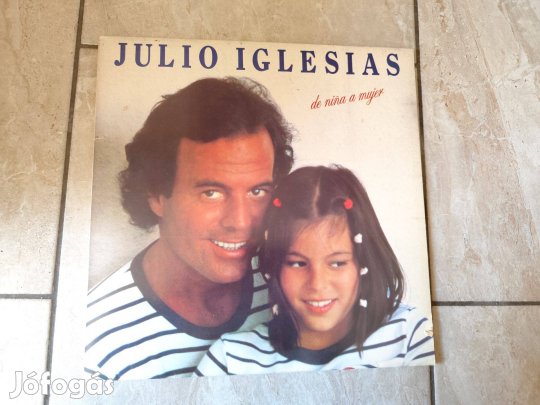Julio Iglesias -bakelit hanglemez remek állapotban Ex