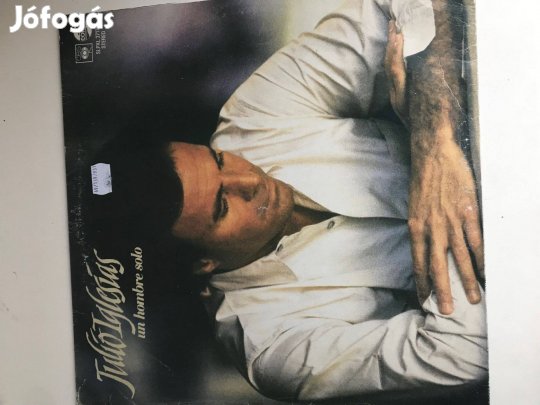 Julio Iglesias un hombre solo bakelit LP