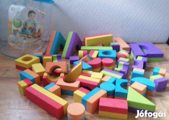 Jumbo habszivacs építőkocka készlet
