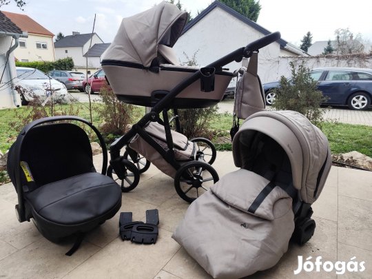 Junama Space Bézs 3:1 szép állapotú babakocsi