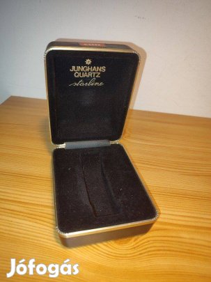 Junghans quartz starline box doboz clamshell díszdoboz Óra Nélkül!