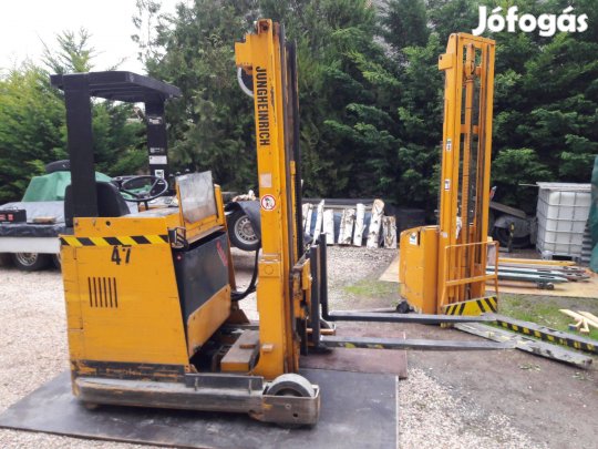 Jungheinrich tolóoszlopos raktári targonca