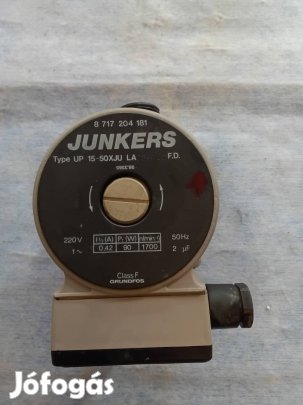 Junkers Eurostar fűtési keringető szivattyú Grundfos 