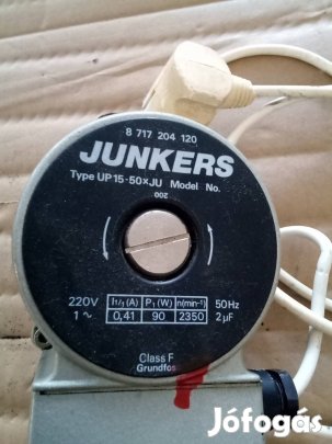 Junkers Grundfos fűtési keringető szivattyú gázkészülékhez
