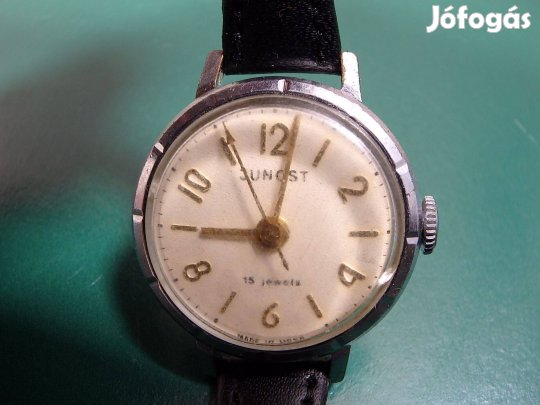 Junost Junoszty Női Retro Régi Karóra Orosz Szovjet Kézihúzós 15 KÖV