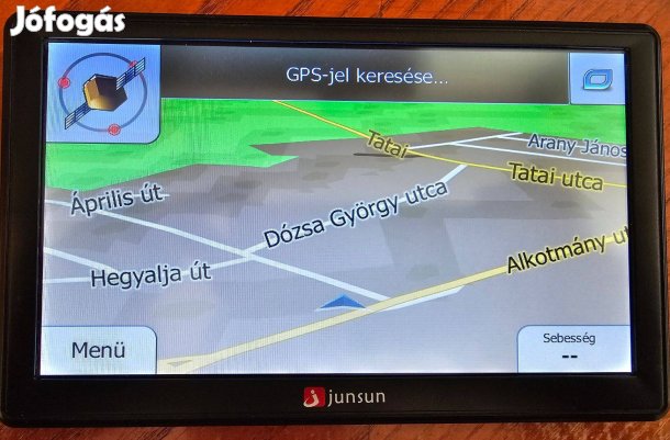 Junsun 7" navigáció, TGK, SZGK, BUSZ Full EU 2025.05Hó gps