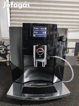 Jura E6 Piano Black Kávéfőző, Kávégép, számlával, 6 hónap garanciával