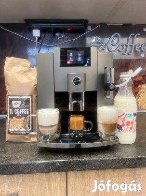 Jura E8 újabb modell garanciával eladó