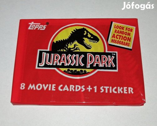 Jurassic Park 1992-es bontatlan kártya csomagok