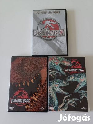 Jurassic Park 1,2,3 DVD 