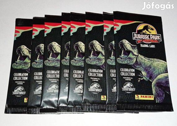 Jurassic Park 30th Anniversary Trading Cards bontatlan kártya csomagok
