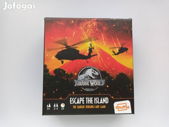 Jurassic World Menekülés a szigetről úti kártya kártyajáték bontatlan