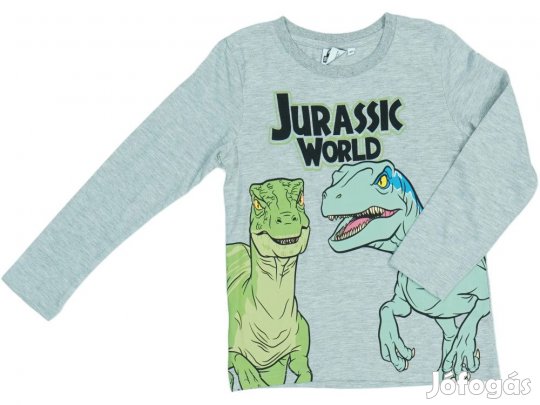 Jurassic World Új (címkés) Fiú Hosszú ujjú felső (Méret: 128)