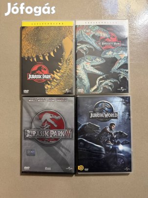 Jurassic park trilógia és a world (4lemezes) dvd