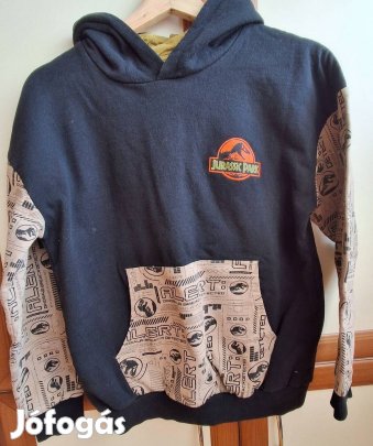 Jurassic world kisfiú pulcsi 146-152 cm