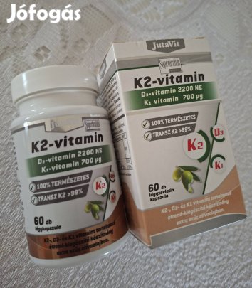 Jutavit K2 - D3 - K1 Vitamin extra szűz olivaolajban - 60x