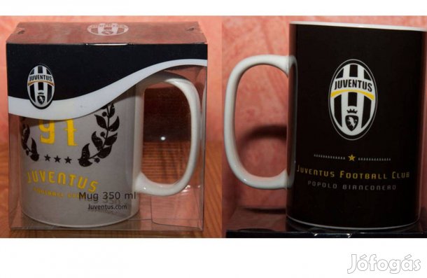 Juventus FC díszdobozos bögre ( Új, eredeti licenszes)