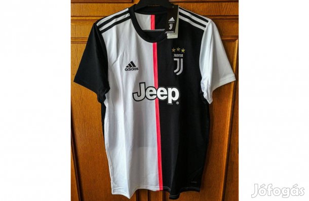 Juventus eredeti adidas 2019-2020 fekete fehér mez (M, XL, 2XL)