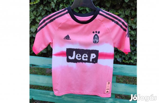 Juventus eredeti adidas Humanrace pink gyerek mez (152)