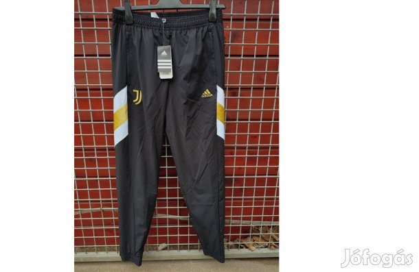 Juventus eredeti adidas Icon fekete arany fehér hosszú nadrág (M)