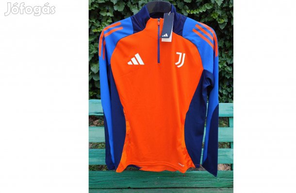Juventus eredeti adidas cipzáras nyakú narancssárga kék felső