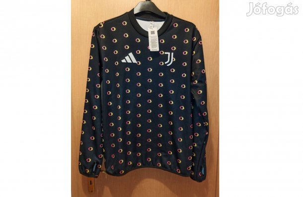 Juventus eredeti adidas fekete Pre-Match Warm felső (M)