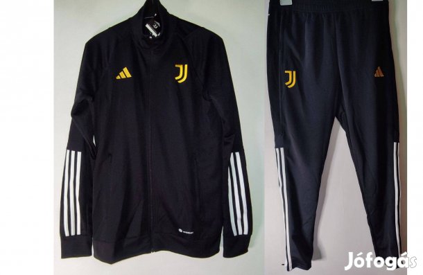Juventus eredeti adidas fekete fehér arany szabadidő szett (M)