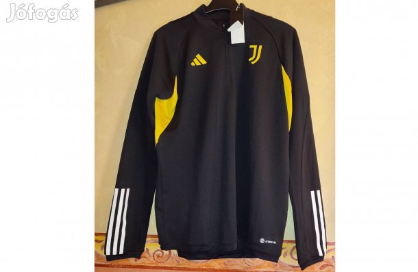 Juventus eredeti adidas fekete sárga cipzáras nyakú felső (M)