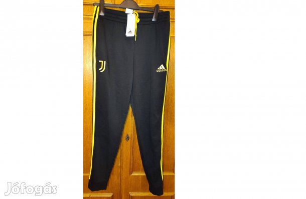 Juventus eredeti adidas fekete sárga mackó nadrág (M)