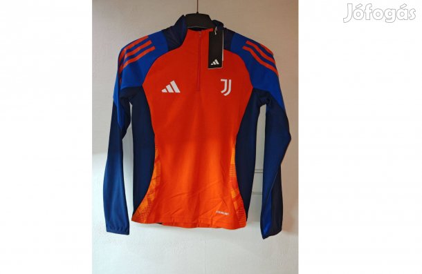 Juventus eredeti adidas narancssárga kék cipzáras nyakú gyerek felső