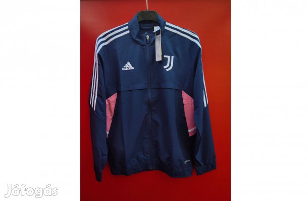 Juventus eredeti adidas sötétkék pink cipzáras felső (M)