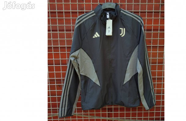 Juventus eredeti adidas szürke cipzáras felső (M)