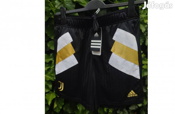 Juventus eredeti fekete adidas Icon rövid nadrág (M, L)