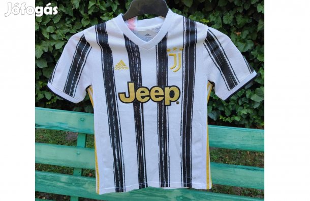 Juventus eredeti fekete fehér arany adidas gyerek mez (152)
