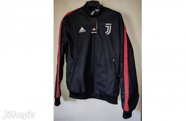 Juventus eredeti fekete piros adidas dzseki (M)