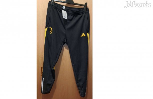 Juventus eredeti fekete sárga adidas hosszú nadrág (L-es)