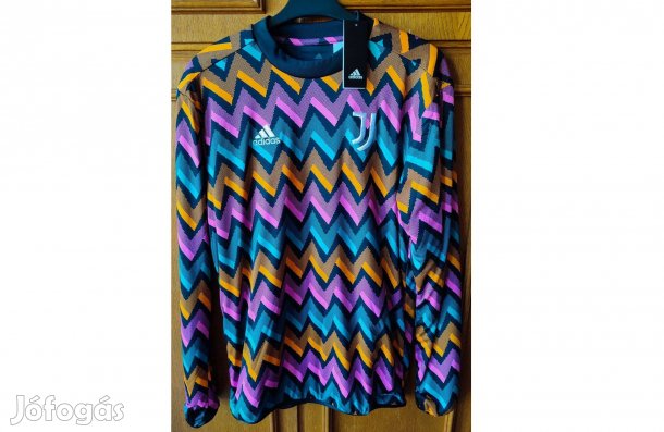 Juventus eredeti színes adidas hosszú ujjú felső (M)