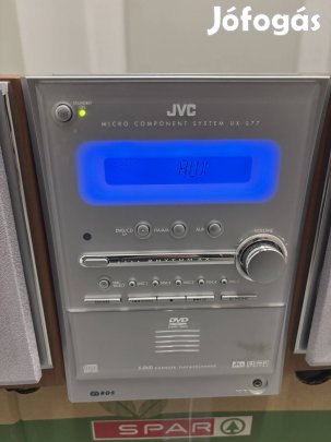 Jvc 5 dvdtáras mini hifi