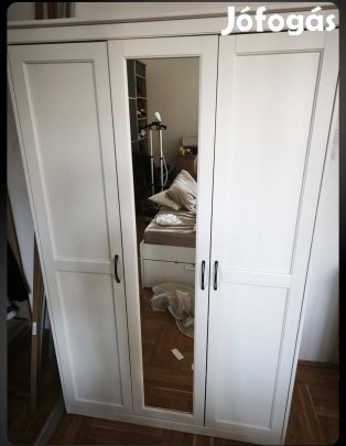Jysk Fehér Ruhásszekrény