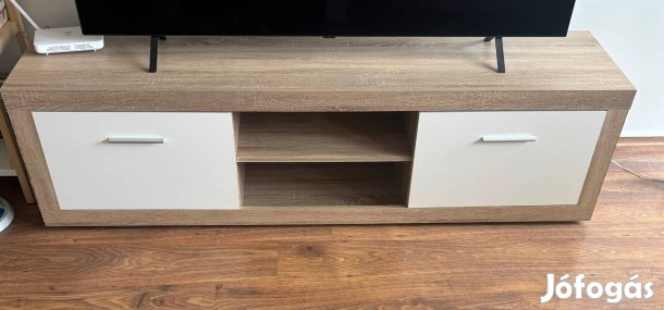 Jysk TV-állvány Favrbo világos tölgyszínű/fehér