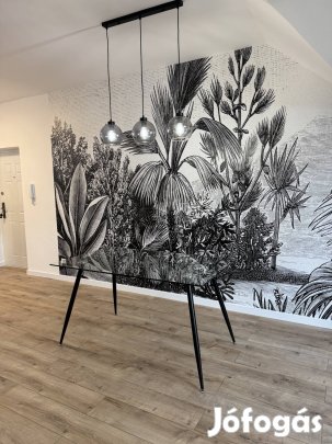 Jysk üveg étkezősztal