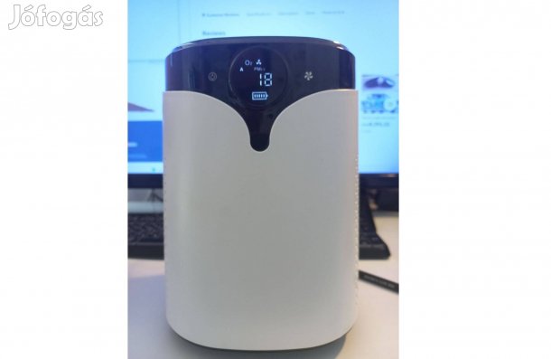 K10 negatív ion légtisztító, ózon sterilizáló funkció 20m2 helyiségbe