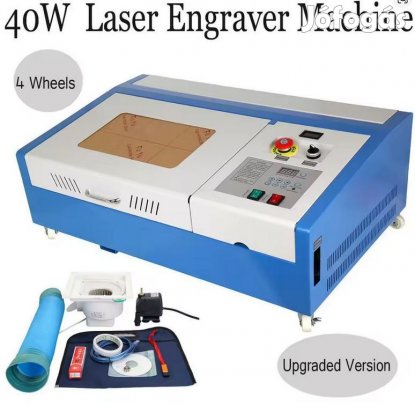 K40 30x20 CO2 Lézervágó és Gravírozógép (N3778)