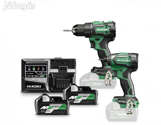 KC18Dewaz Hikoki akkus gépszett 18V Li-ion DS18De WH18De 2x36V 2,5Ah