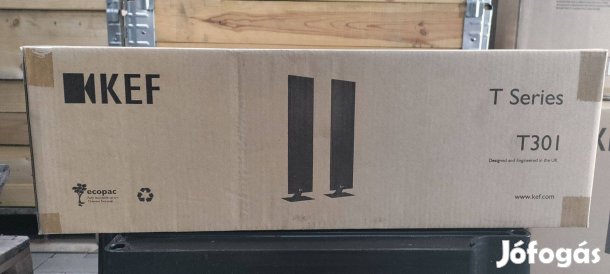 KEF T301 álló hangsugárzó pár fehér színben eladó! Vadi új, bontatlan!