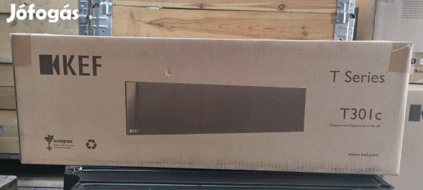 KEF T301c center hangsugárzó fekete színben eladó! Vadi új, bontatlan!